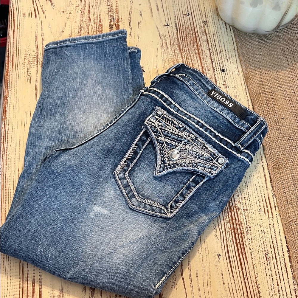 Vigoss Women's Classic Blue Boot Cut Jeans